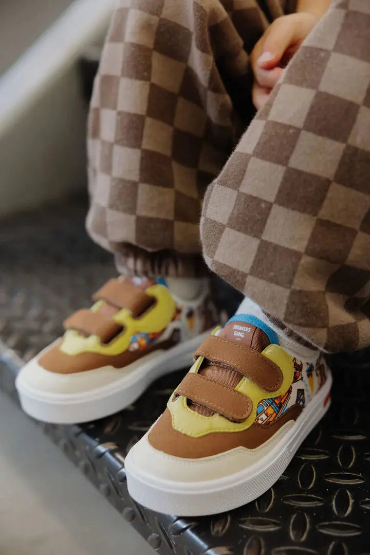 Sneakers enfants San Francisco – Confortables et résistantes - Les curieuses