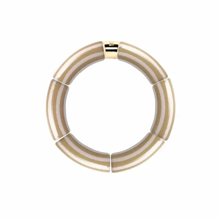 Bracelet beige intemporel élégant