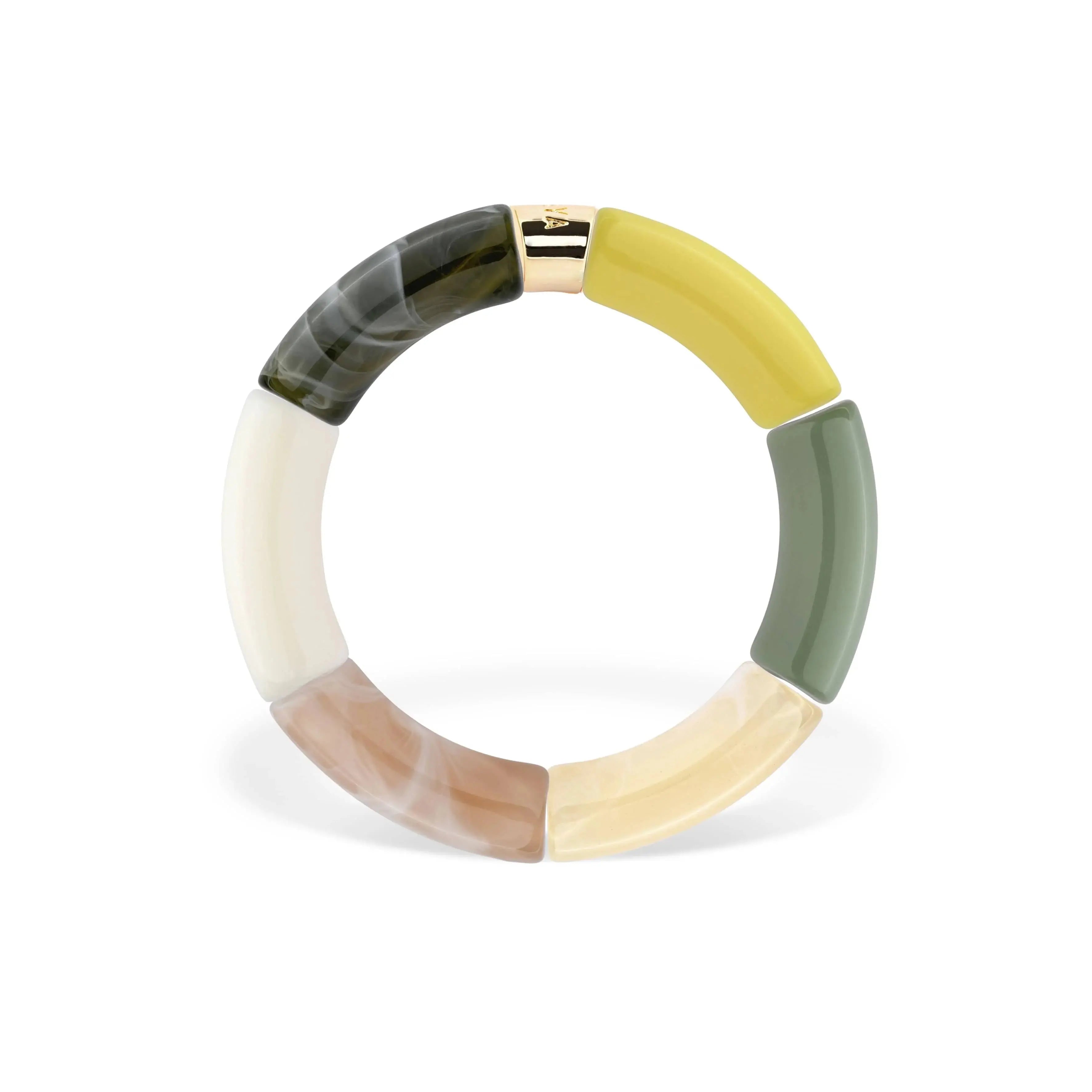 Bracelet Pipoca Limao vert lumineux - Les curieuses