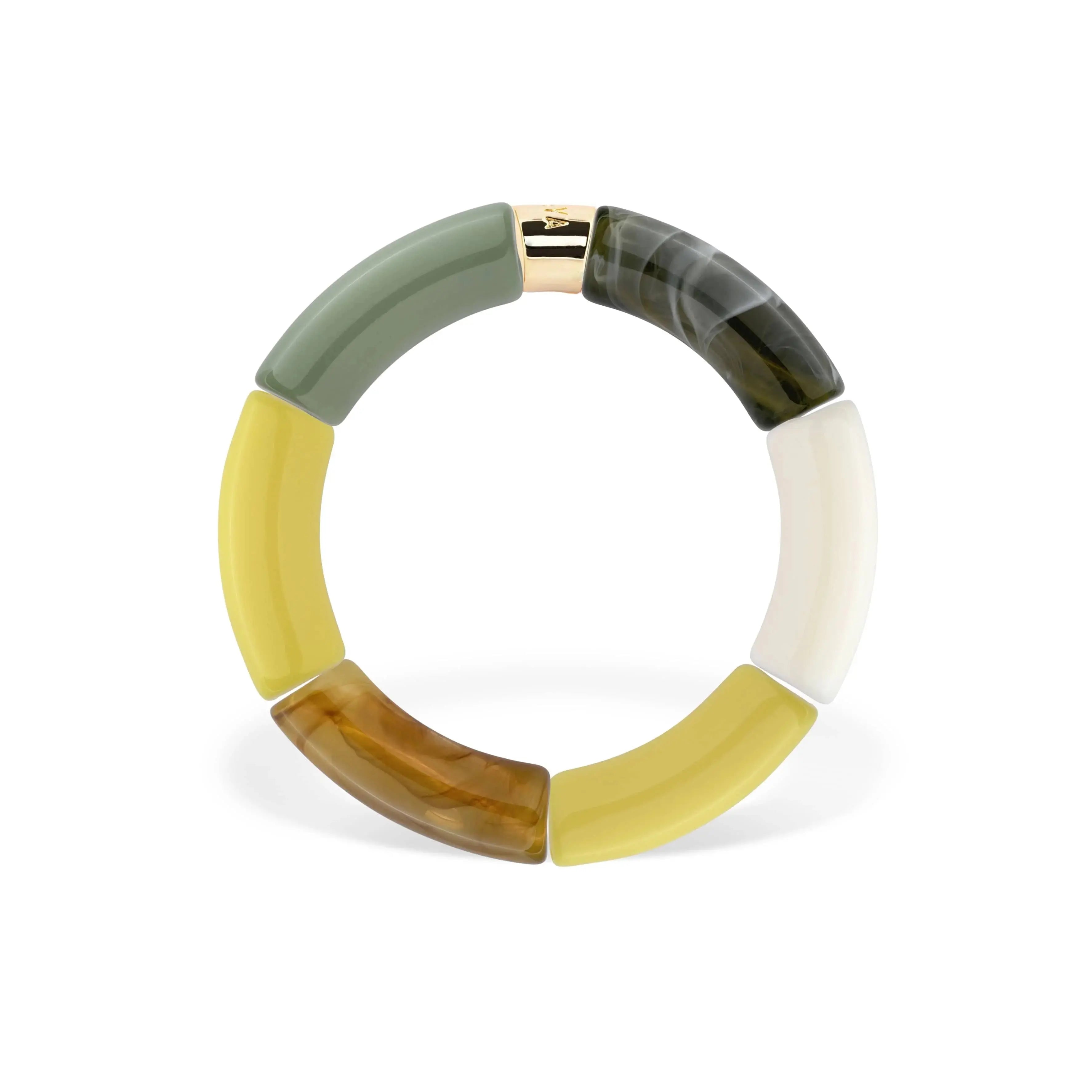 Bracelet Pipoca Limao vert lumineux - Les curieuses
