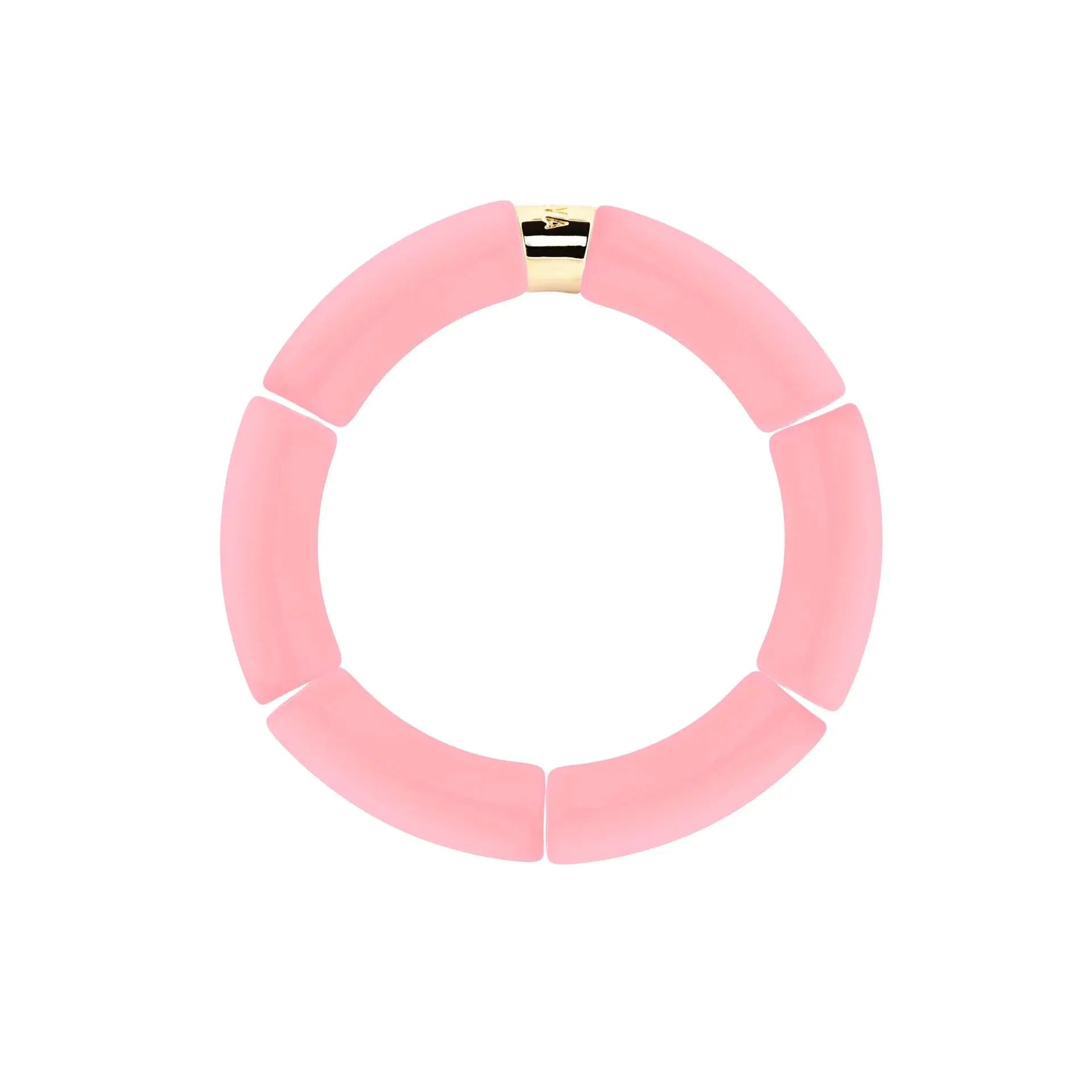 Bracelet perles rayées rosado – Collection Brasil Riviera