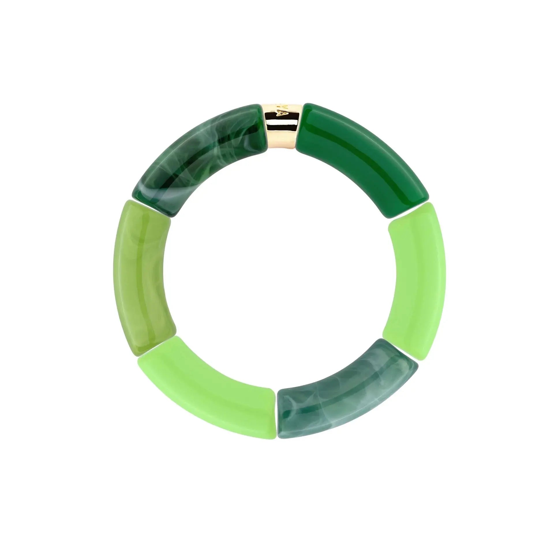 Bracelet perles vert Palmeira Parabaya