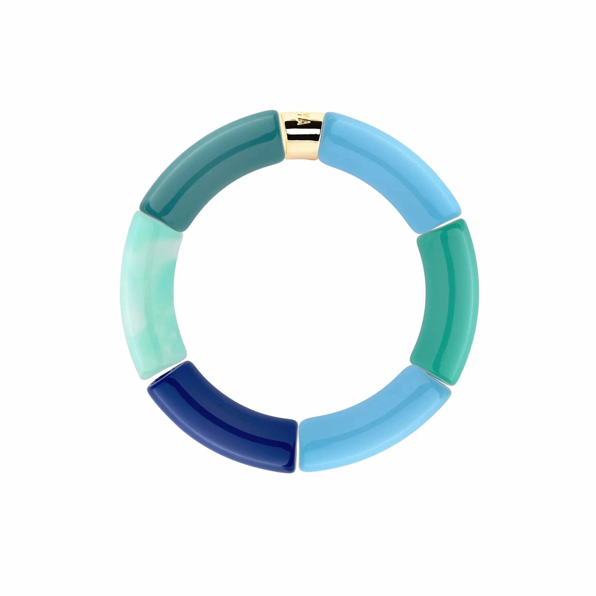 Bracelet perles bleu Oceano Parabaya