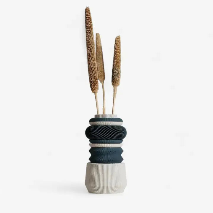 Vase modulable bois design 7 pièces