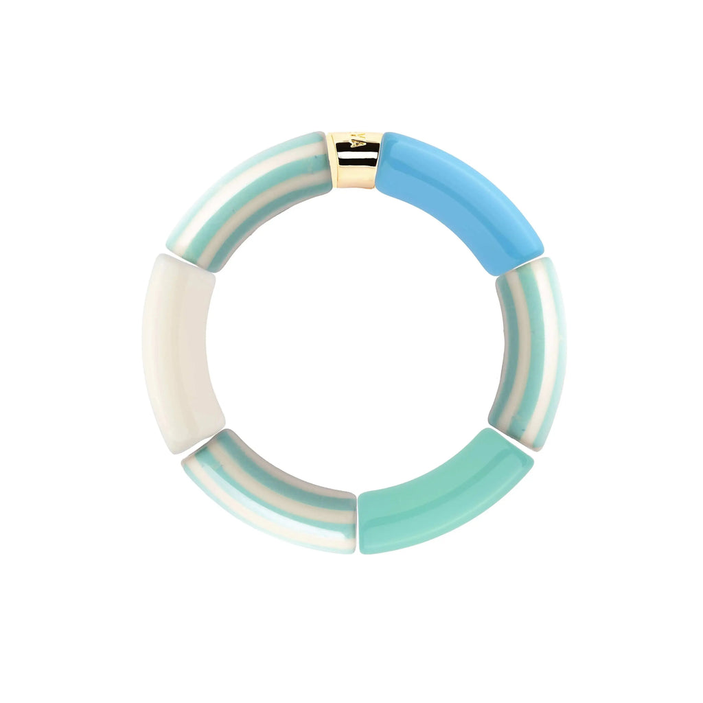 Bracelet Pipoca Brasil Riviera Lagon bleu rafraîchissant