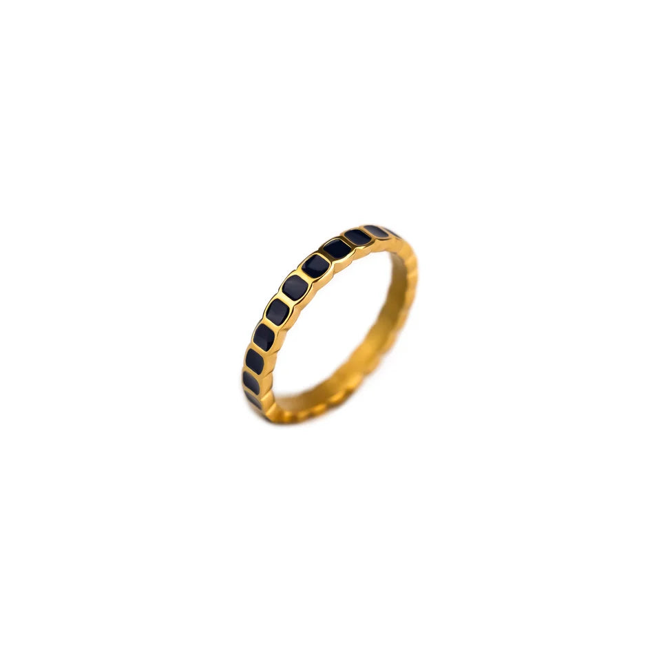 Bague Mon Rêve Beige – acier inoxydable Simone à bordeaux simone à bordeaux