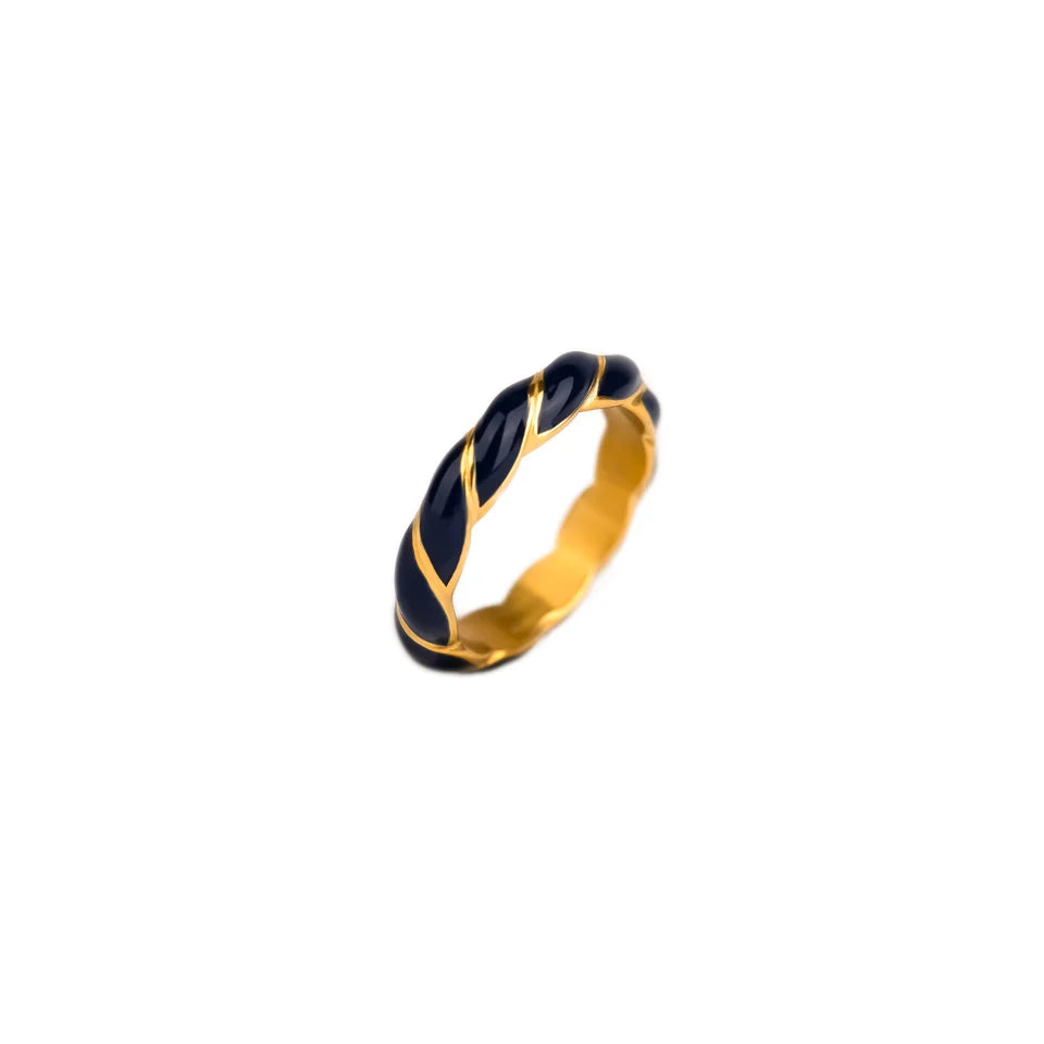 Bague Mon Souffle Beige – acier inoxydable Simone à bordeaux simone à bordeaux