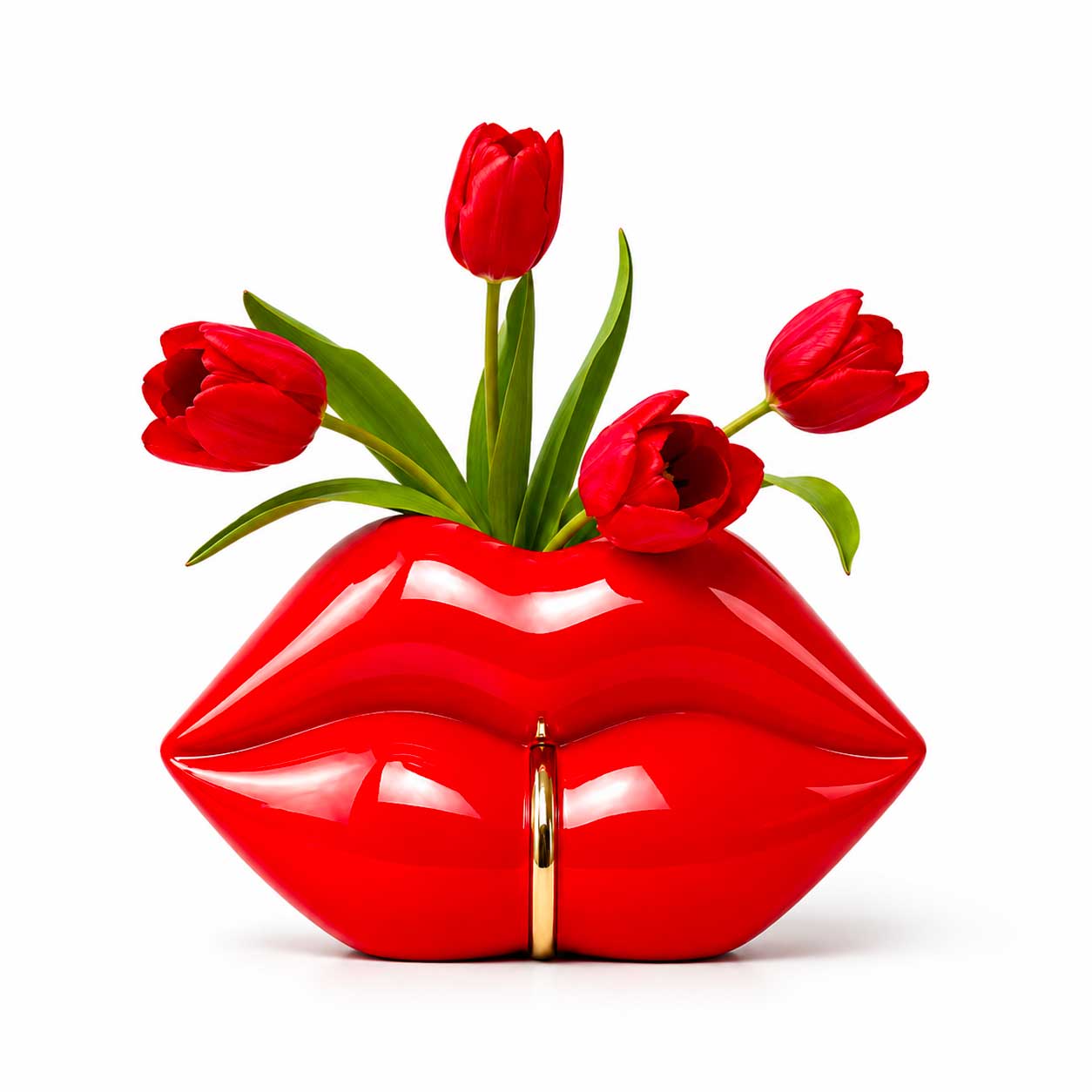 Vases Upside stories Vase bouche en céramique – décoration originale et rebelle upside stories