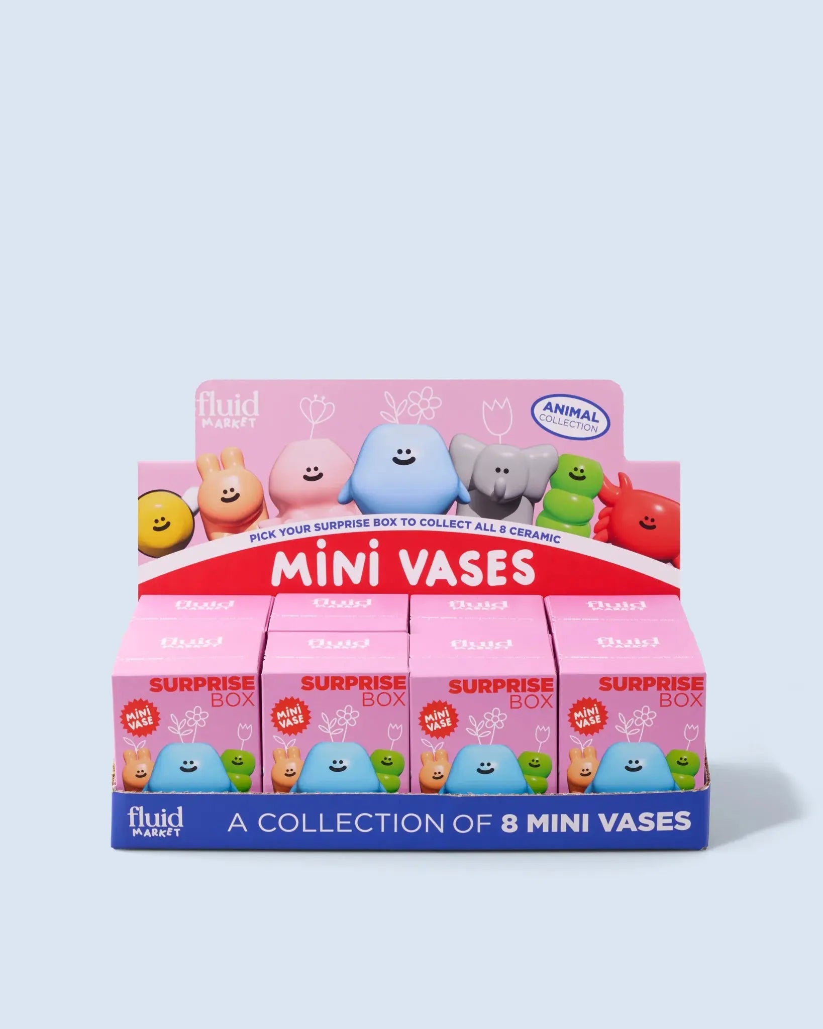 Mini vase surprise animaux – Surprise Box Fluid Market - Les curieuses