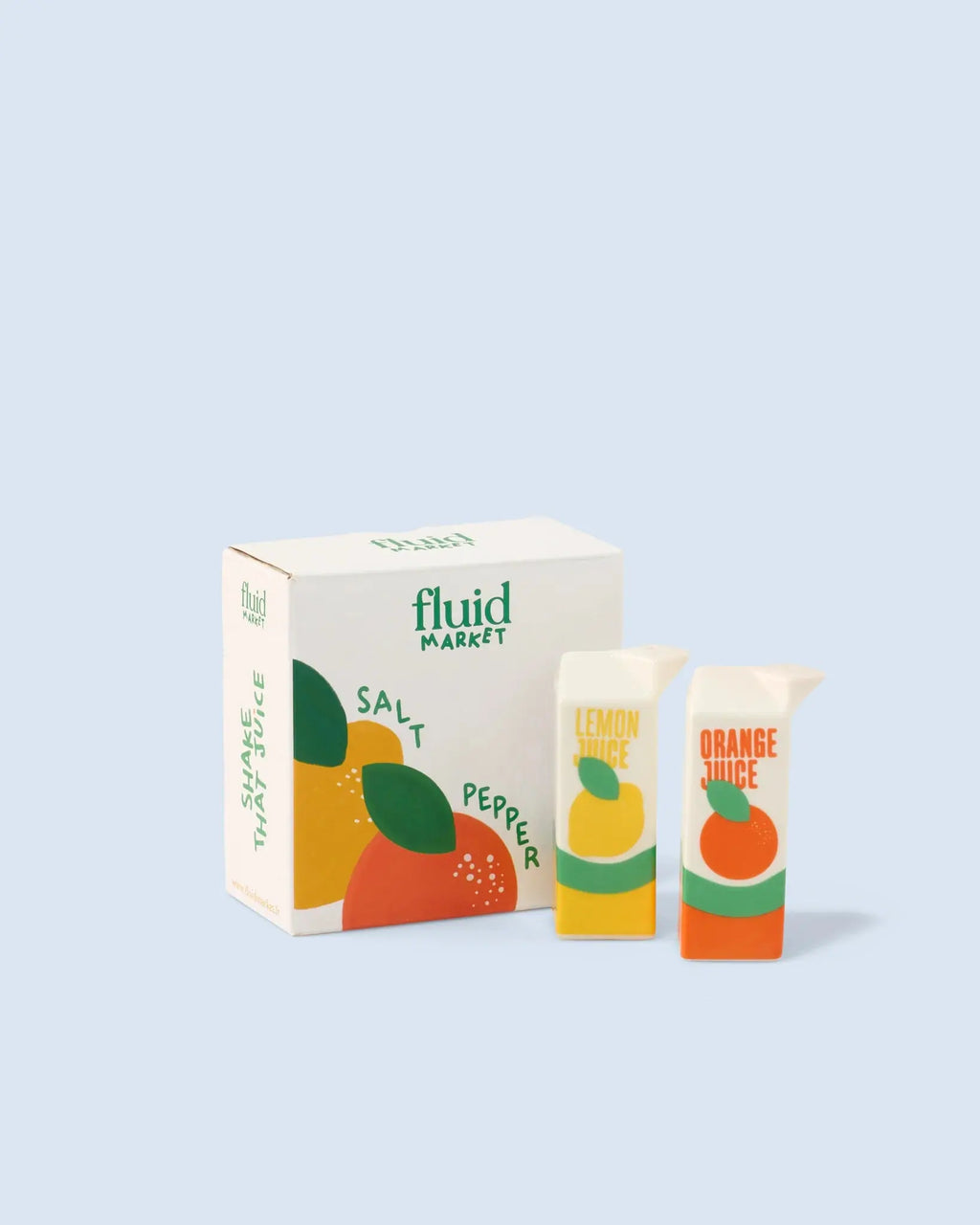 Salière poivrière Juice céramique – Duo design Fluid Market - Les curieuses