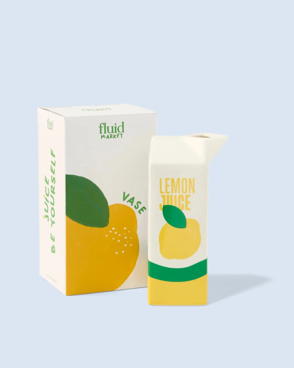Vase Lemon Juice céramique – Vase décoratif design Fluid Market - Les curieuses