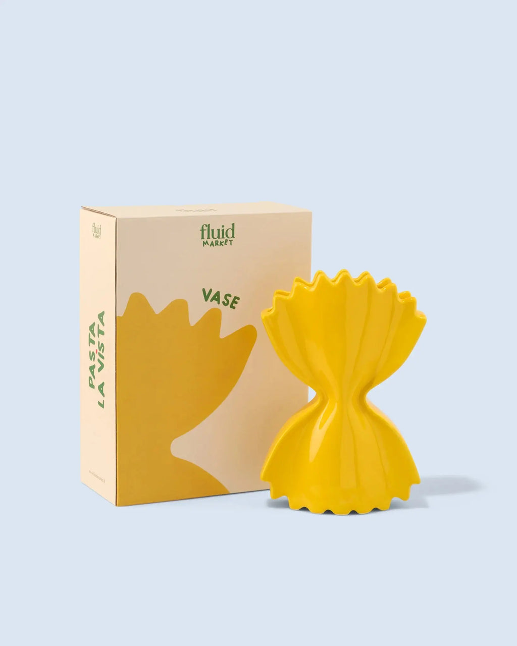Vase pasta céramique – Vase décoratif design Fluid Market - Les curieuses