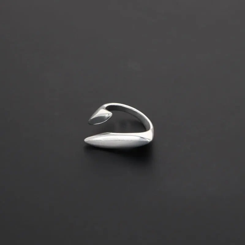 Bague abstrait Secret de cuir