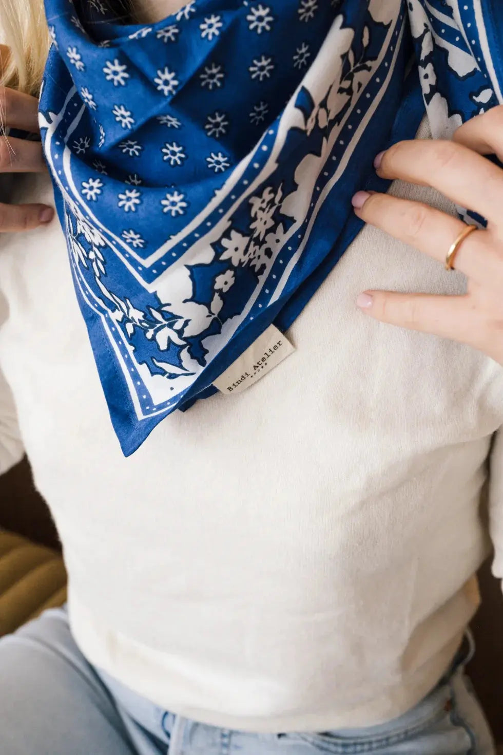Foulard femme Bindi atelier