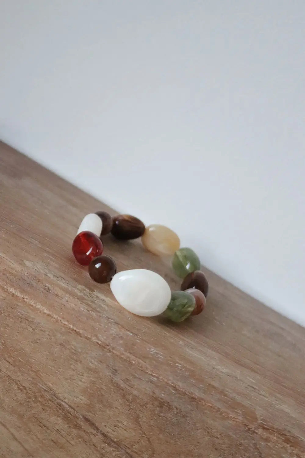 Bracelet perles résine élégant RITA