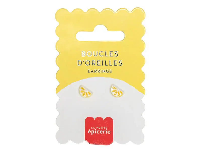 Boucles d’oreilles porcelaine – Peintes à la main, fun et délicates La petite épicerie