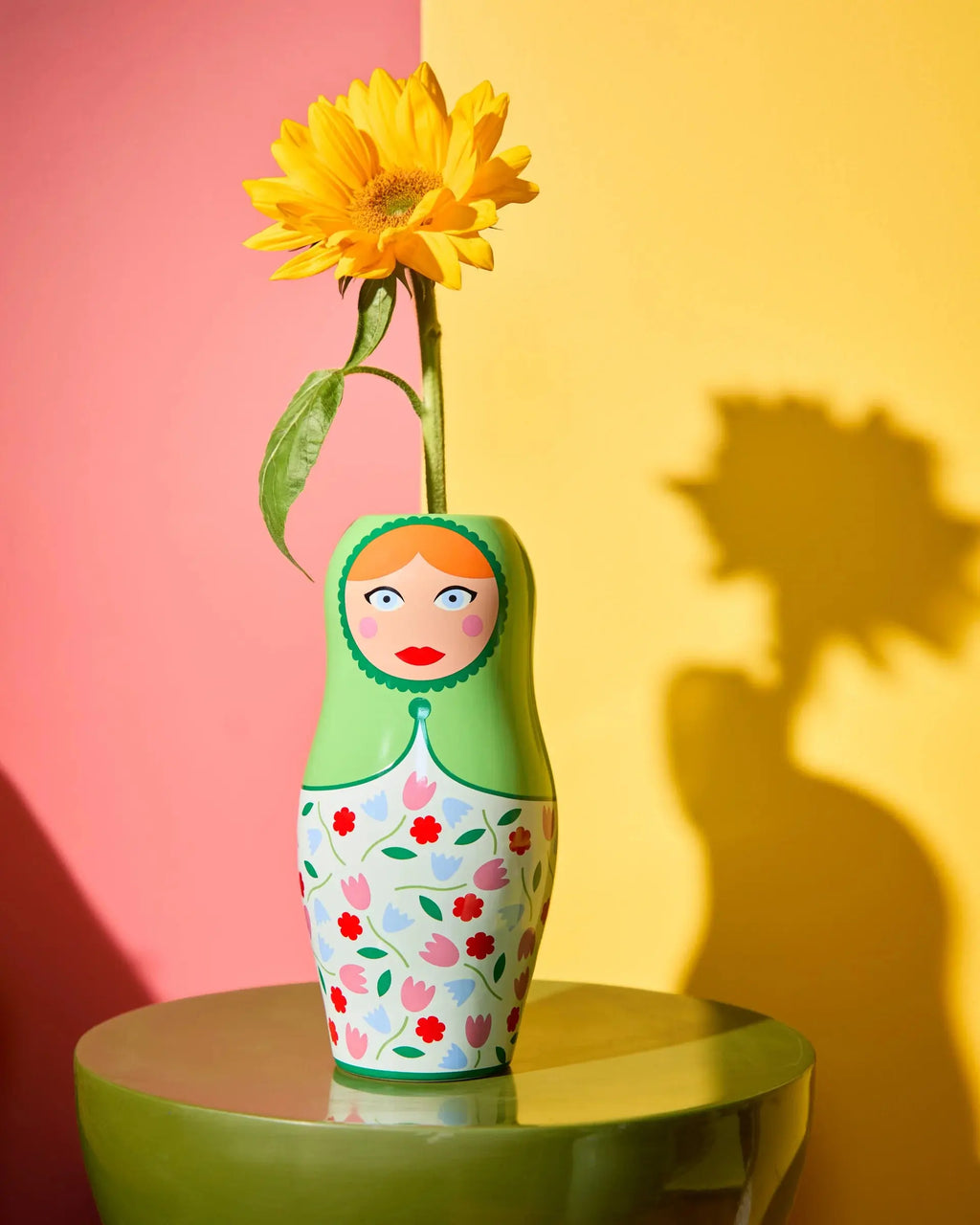 Vase doll céramique design original