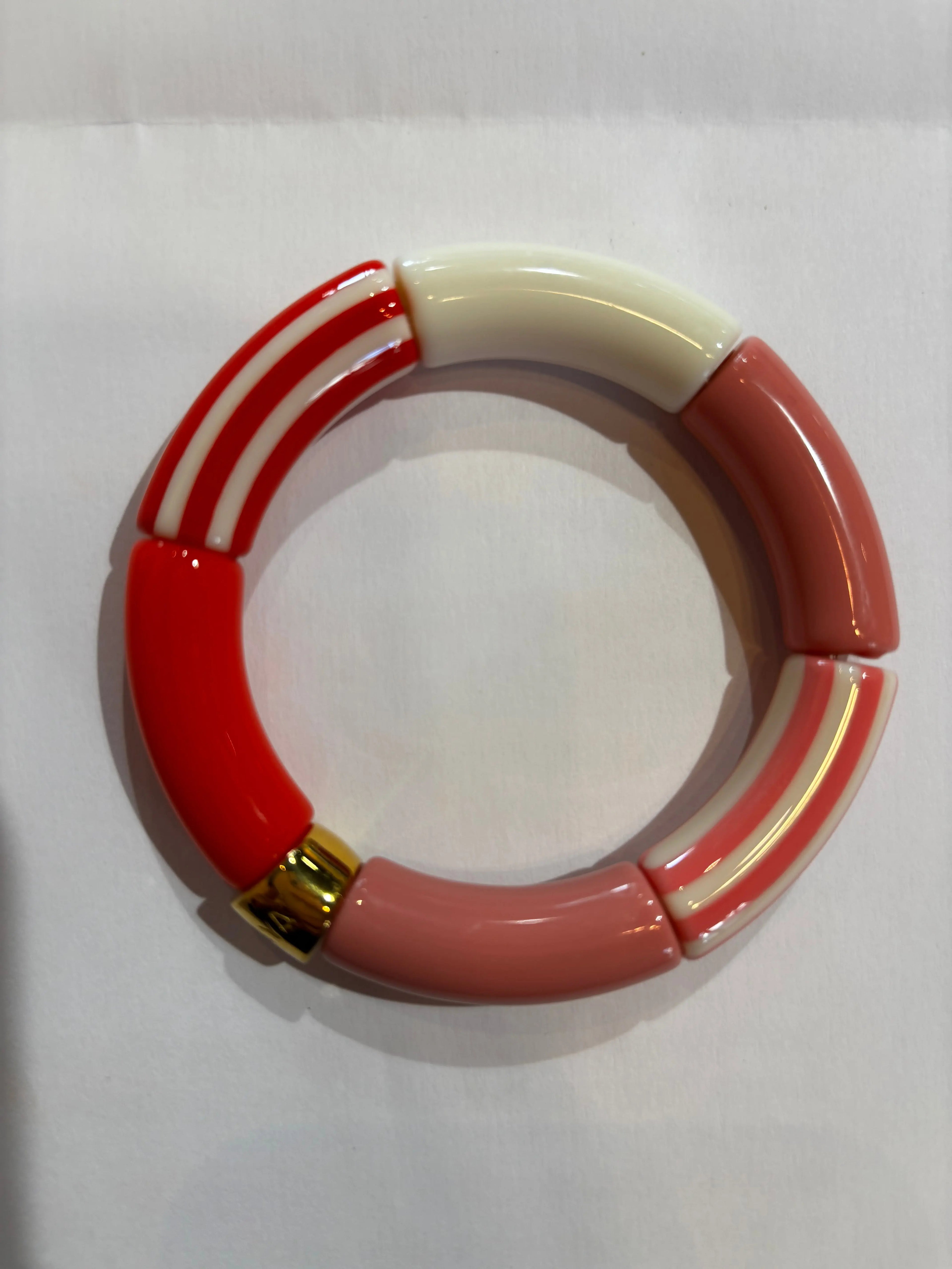 Bracelet Pipoca Soleda perles colorées élégantes Parabaya