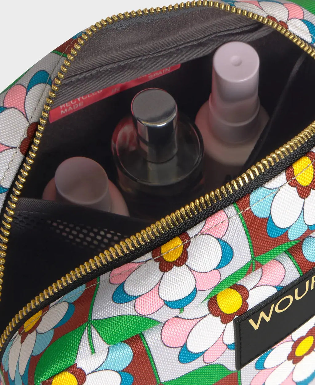 Trousse de toilette recyclée Kaleido déperlante