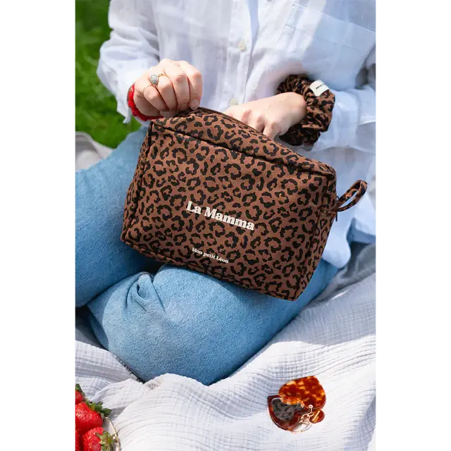 Trousse de toilette coton grand format