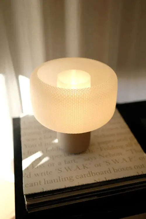 Lampe champignon Beige Minimum design