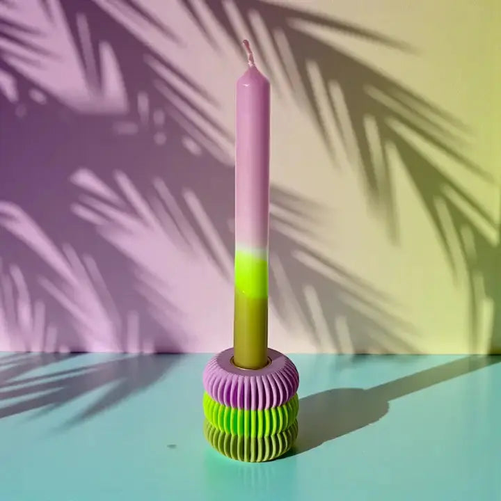 Porte-bougie imprimé 3D Triluma design réversible