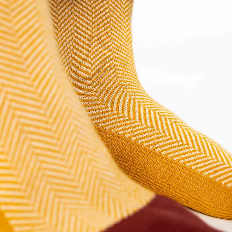 Chaussettes chevrons coton BILLYBELT mi-mollet Billybelt