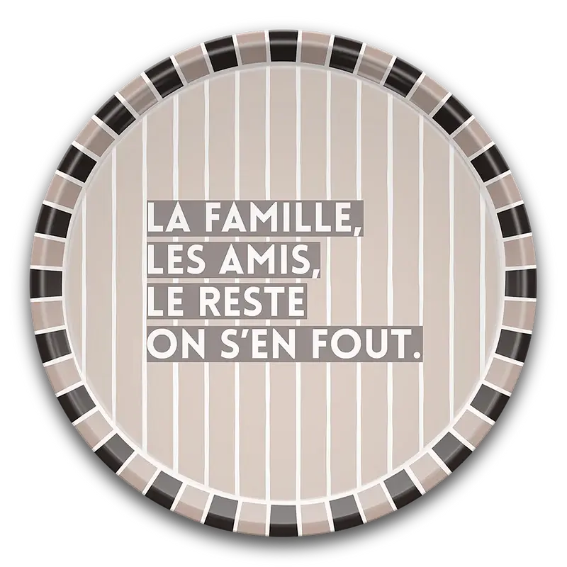 Plateau apéritif bois design et pratique