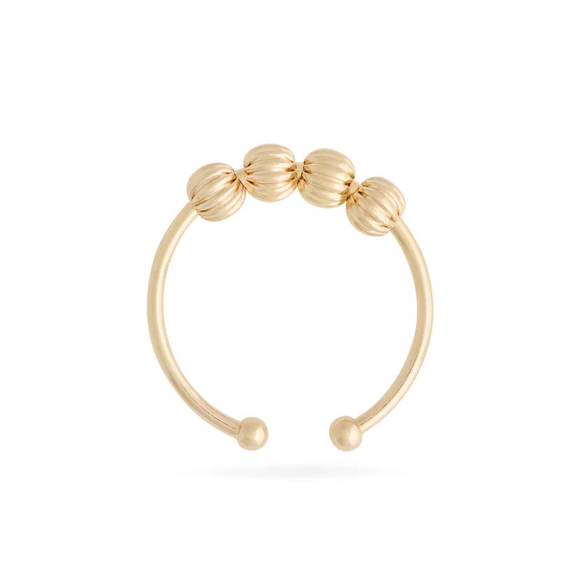 Bague anti stress femme Chill Vibe style vintage ajustable Lullie