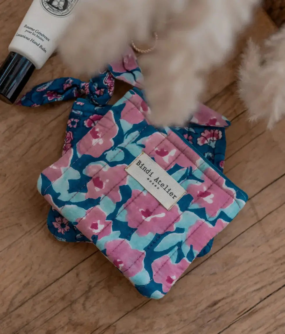 Porte monnaie posy opale Bindi Bindi atelier