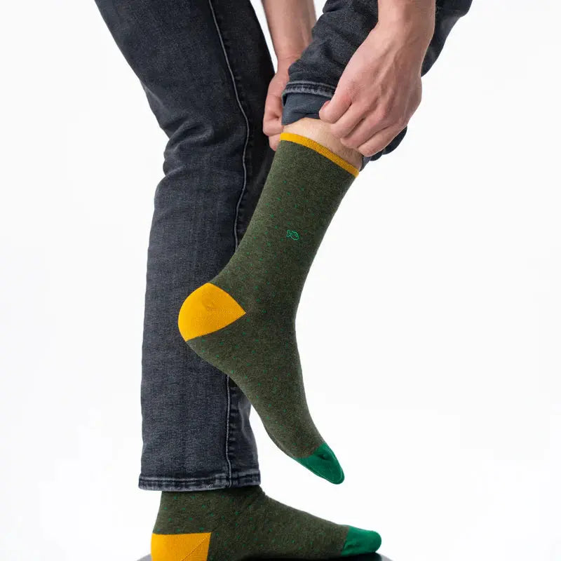 Chaussettes pois coton BILLYBELT mi-mollet Billybelt