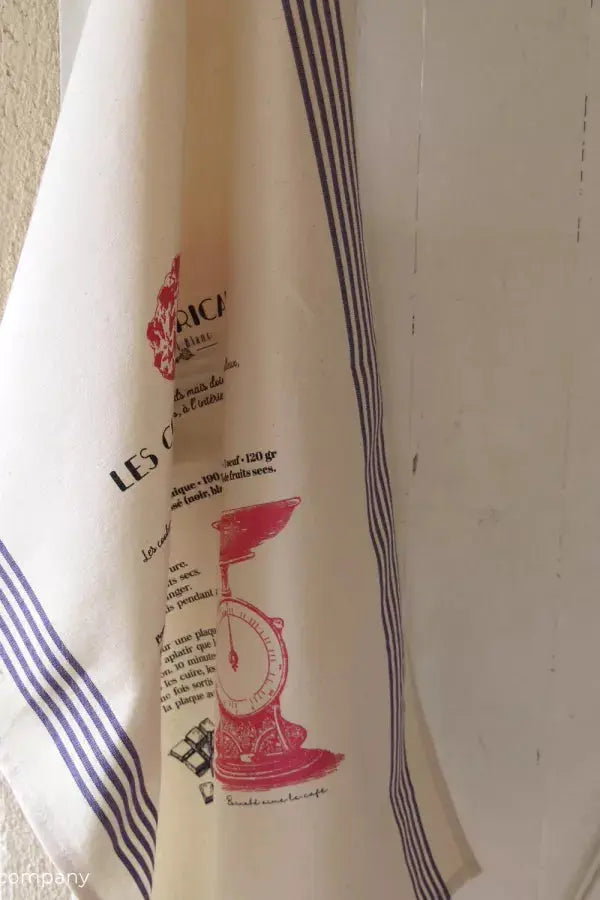 Torchon de cuisine sérigraphié Barnabé aime le café Les curieuses