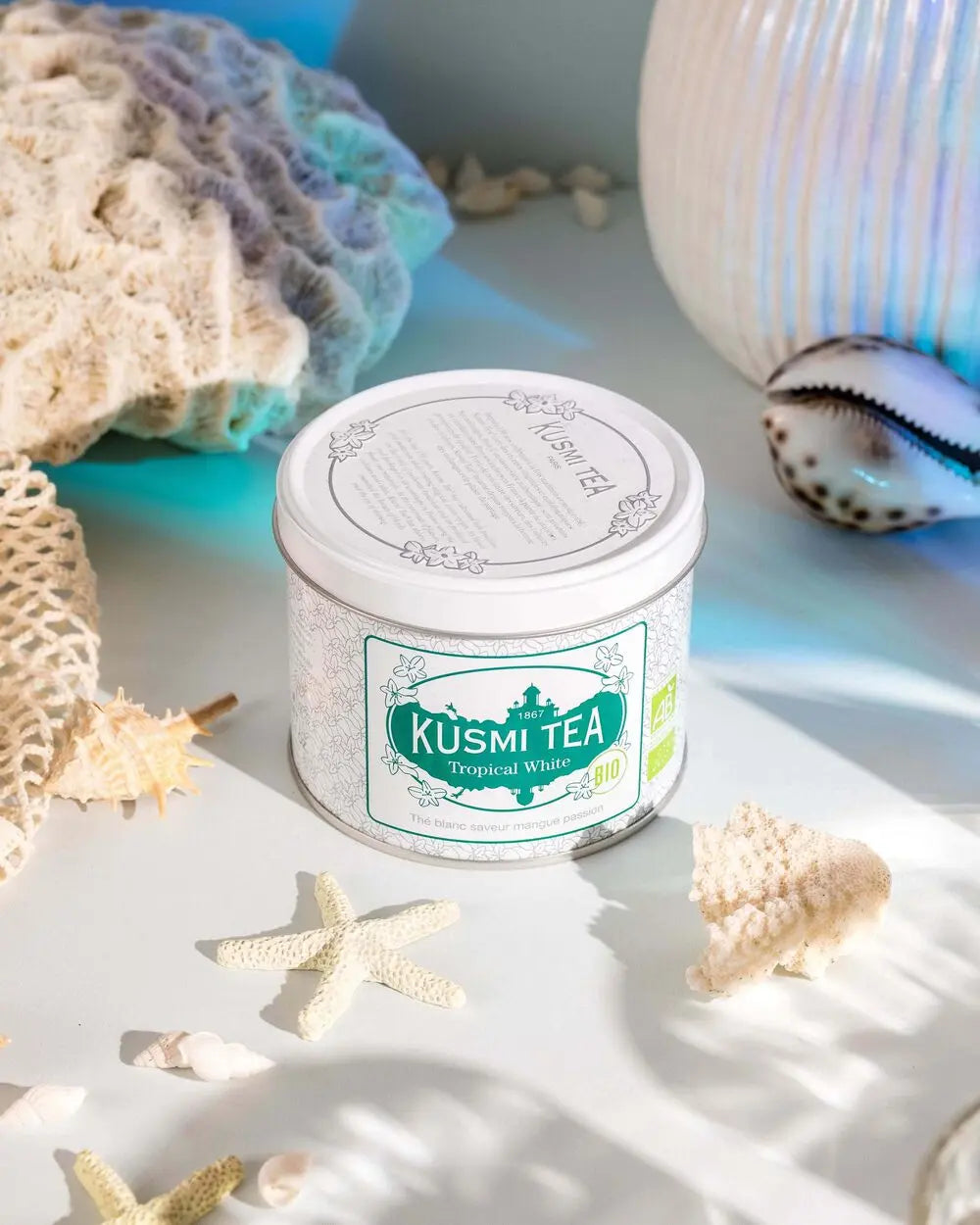 Thé blanc mangue passion bio Tropical White kusmi tea