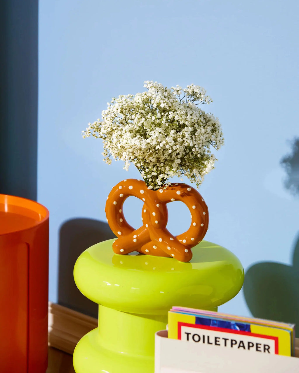 Vase bretzel céramique design original