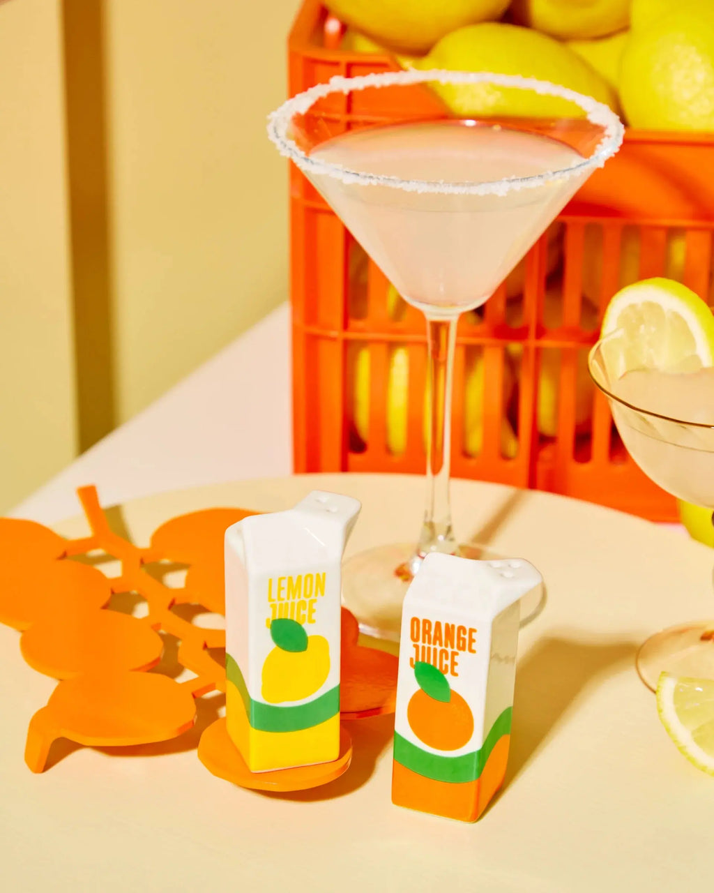 Salière poivrière Juice céramique – Duo design Fluid Market - Les curieuses