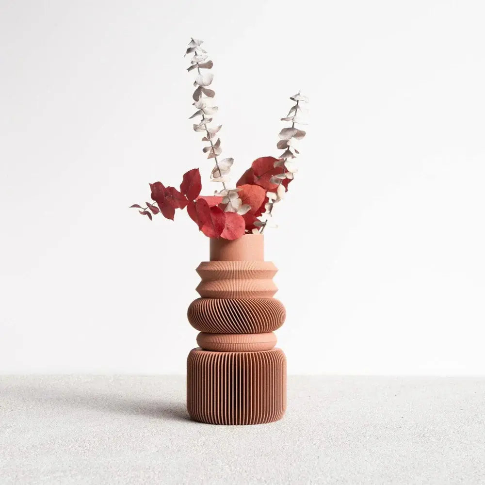 Vase modular Terracotta Minimum design