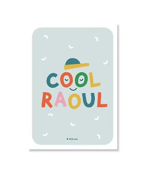 Affiche A3 Cool raoul Petit coq