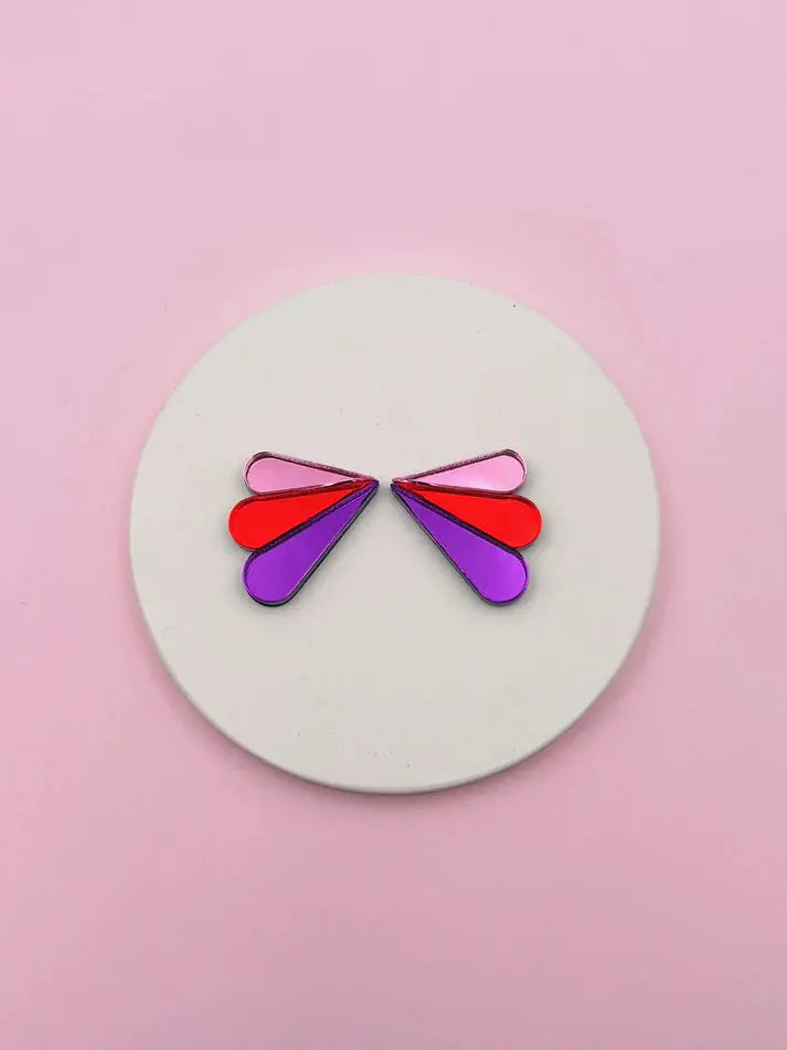 Studio Annette Boucles d’oreilles Armance puces miroirs - Les curieuses
