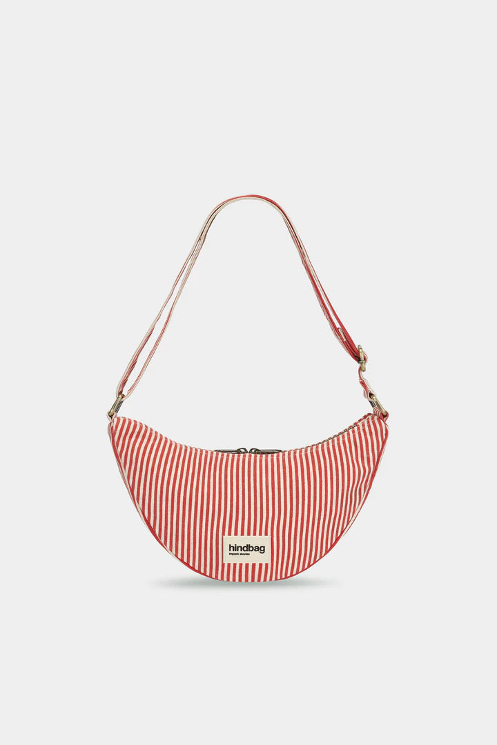 Sac demi-lune Andrea modulable, style urbain chic et pratique au quotidien Hindbag