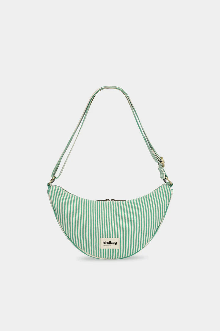 Sac demi-lune Andrea modulable, style urbain chic et pratique au quotidien Hindbag