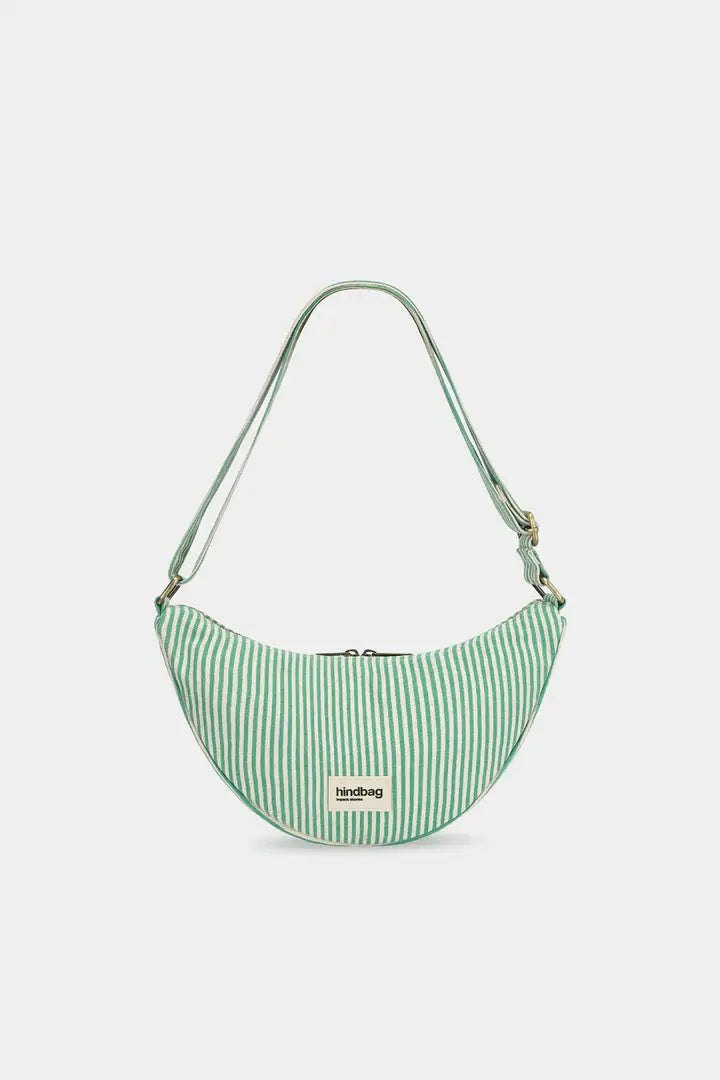 Sac demi-lune Andrea modulable, style urbain chic et pratique au quotidien
