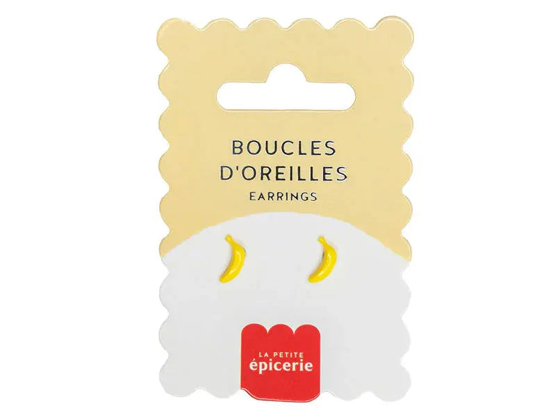 Boucles d’oreilles porcelaine – Peintes à la main, fun et délicates La petite épicerie