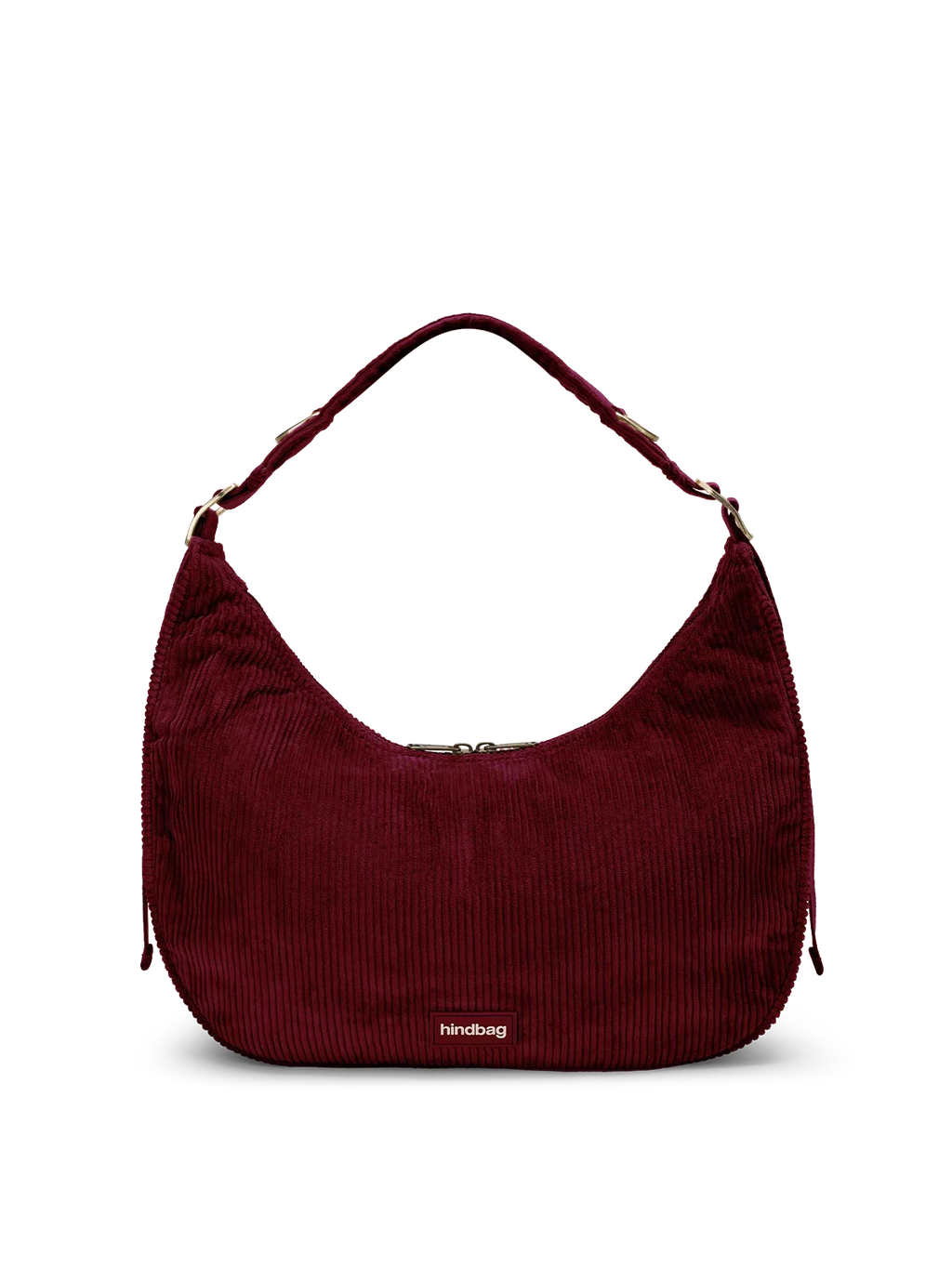 Sac porté épaule velours bordeaux Bianca – Hindbag Hindbag