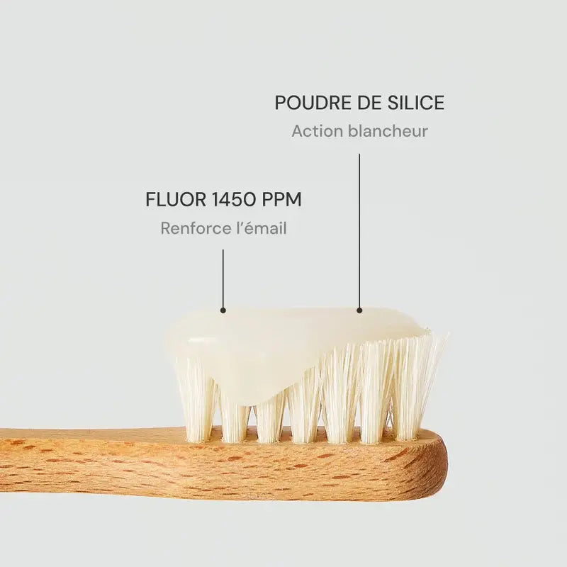 Dentifrice blancheur naturel au fluor – What Matters