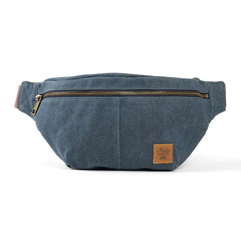 Sac banane waxé résistant et tendance déperlant