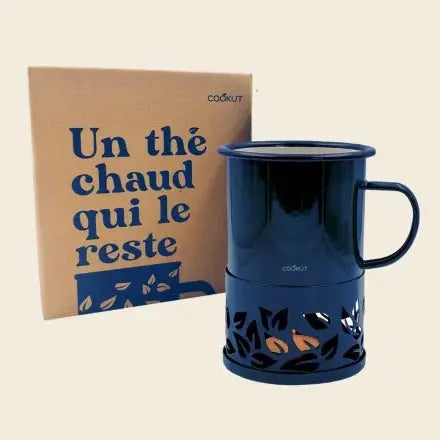 Mug chauffant café et thé-cookut