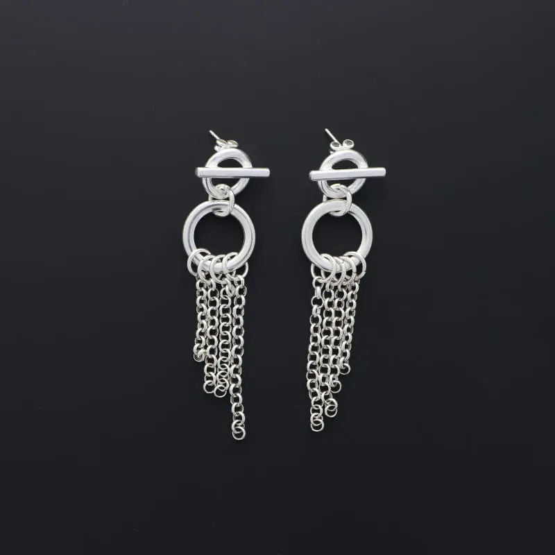 Boucles d'oreilles mini bouée Secret de cuir