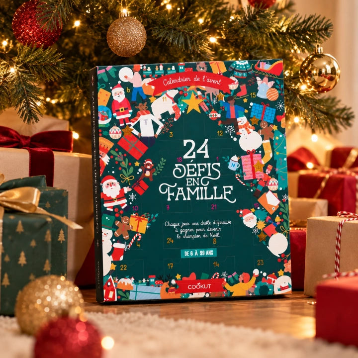Calendrier de l’Avent familial Cookut – 24 défis de Noël Cookut