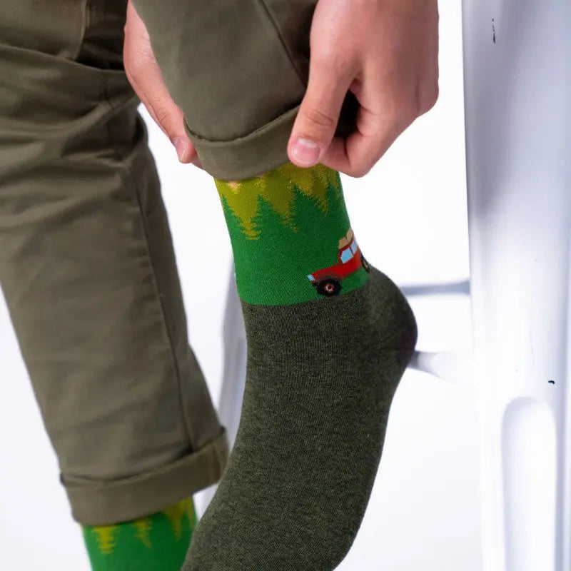 Chaussettes motif roadtrip Billybelt mi-mollet Billybelt