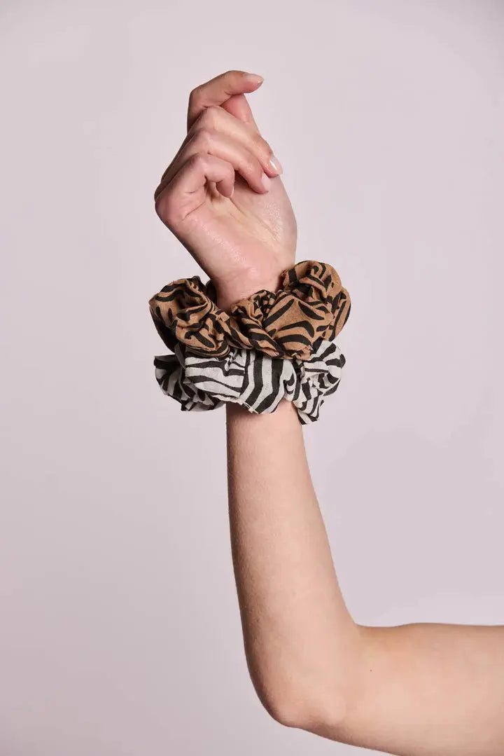 Chouchou imprimé zèbre